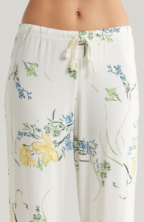 Nordstrom Moonlight Eco Crop Pajamas In White