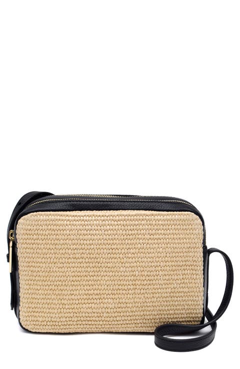 Shay Camera Woven Crossbody Bag