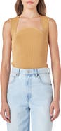 Endless Rose Sculpted Neck Knit Tank