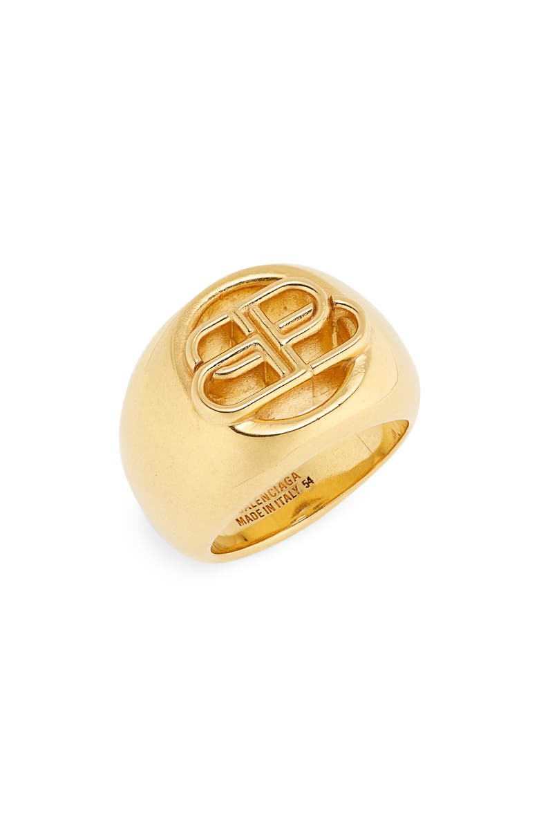 Balenciaga BB Signet Ring, Main, color, 