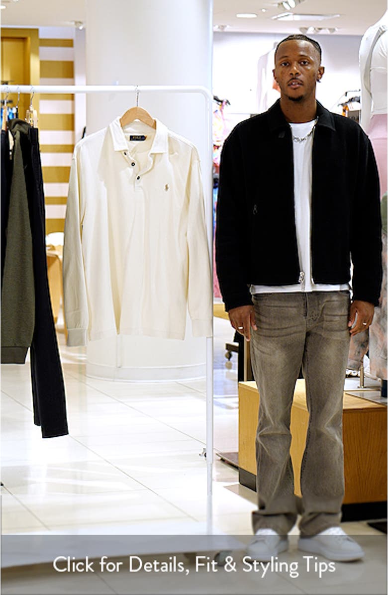 Polo Ralph Lauren Double Knit Jersey Long Sleeve Polo | Nordstrom