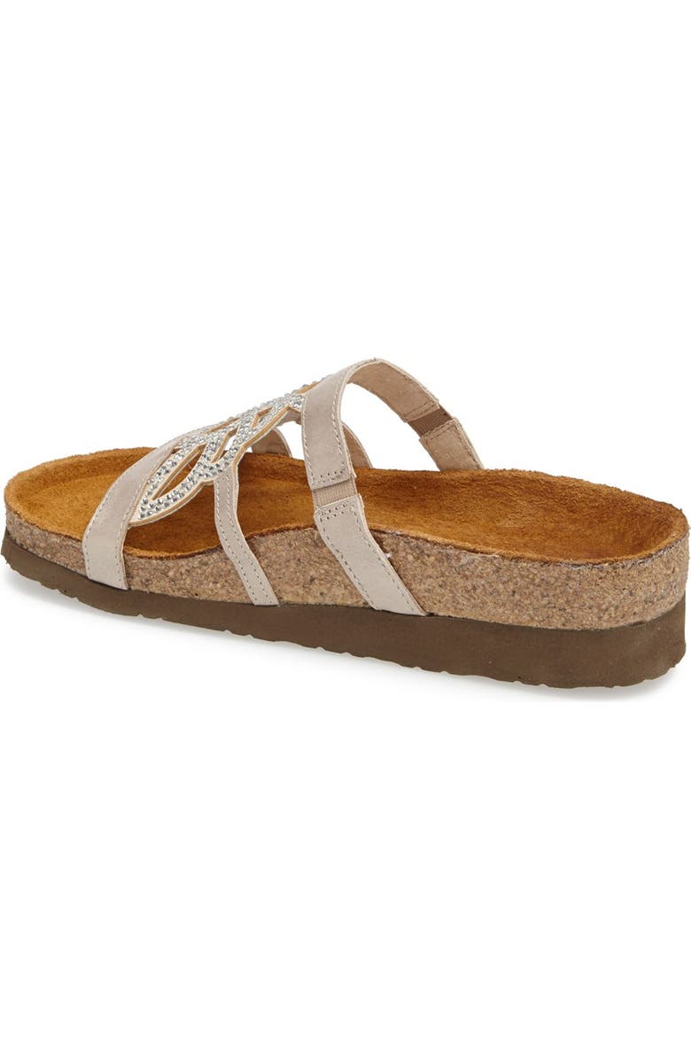 Naot 'Aventura' Embellished Leather Slide Sandal, Alternate, color,