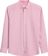 Johnston & Murphy XC+™ Football Print Performance Button-Down Shirt