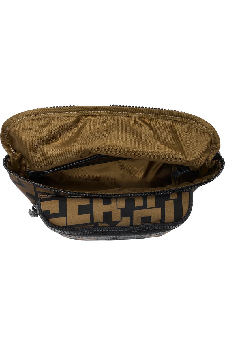 Longchamp Le Pliage Medium Belt Bag, Alternate, color, Black/ Khaki