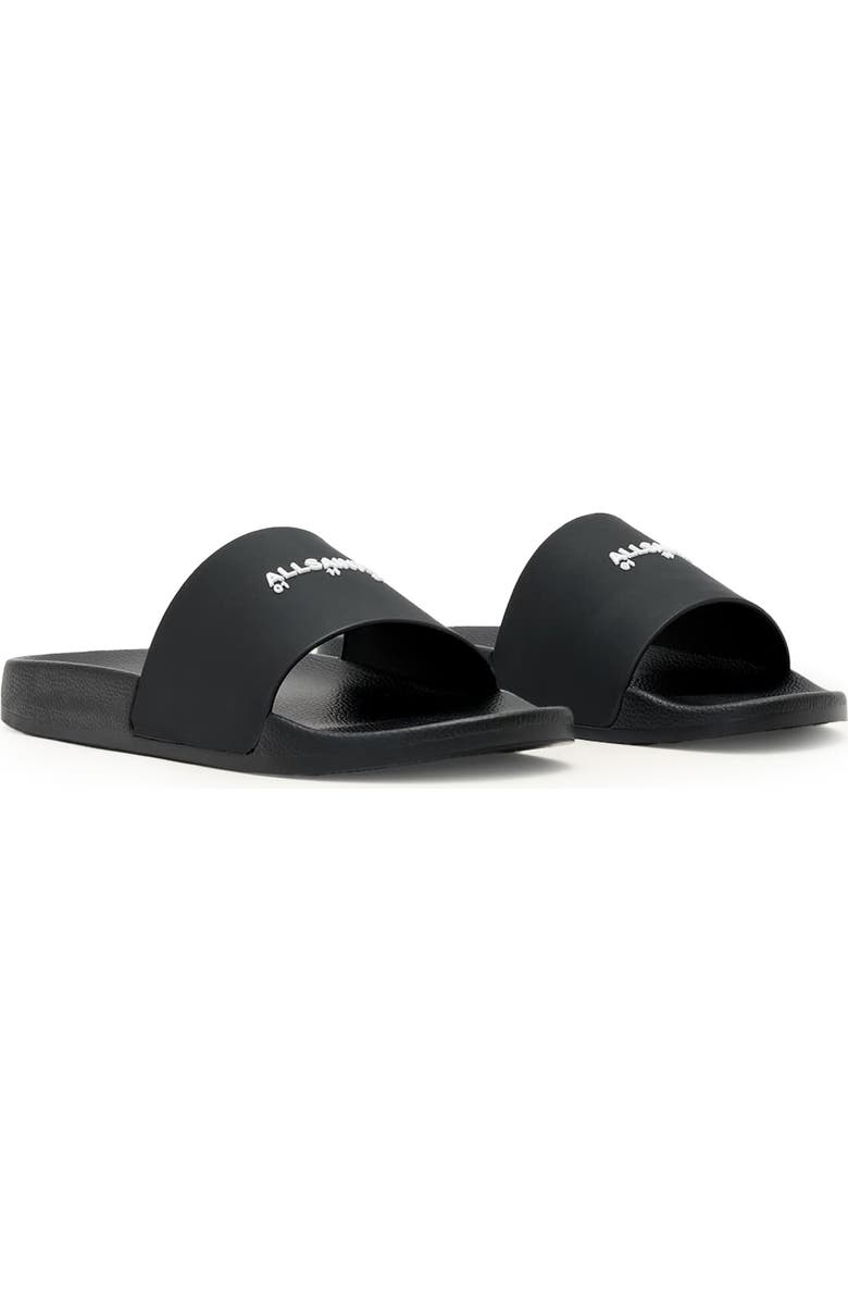 AllSaints Date Slide Sandal, Main, color, Black