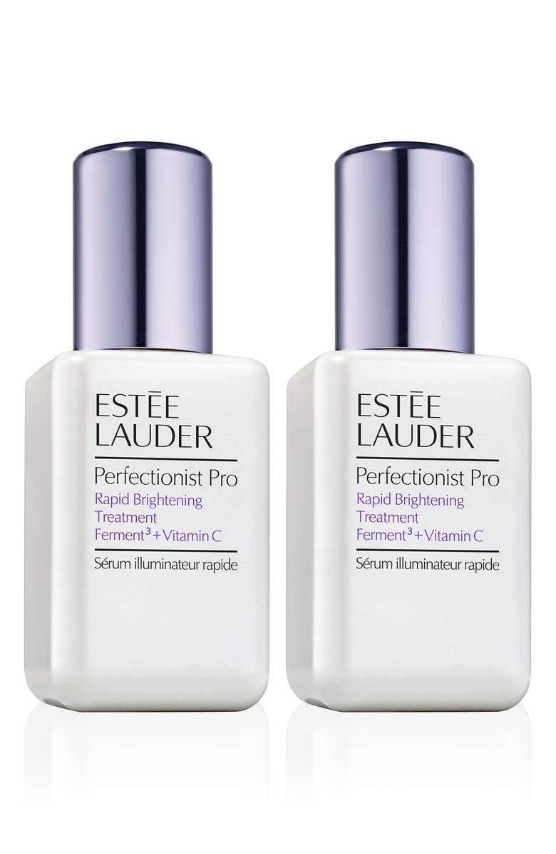 Estée Lauder Perfectionist Pro Rapid Brightening Treatment Face Serum with Ferment³ + Vitamin C Duo $270 Value, Main, color, 