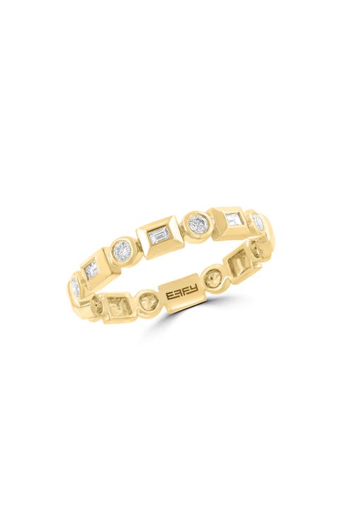 Diamond Band Stackable Ring