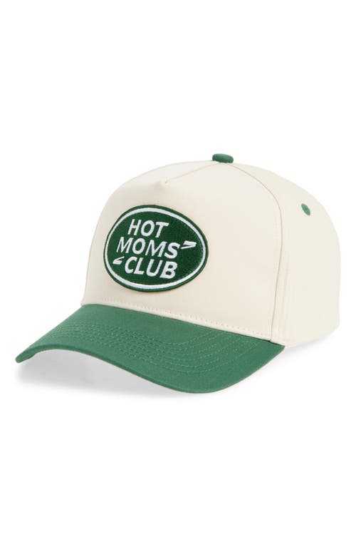 Kenzkustomz Hot Moms Club Trucker Hat In Brown