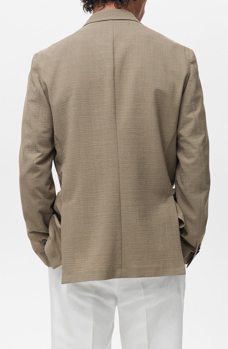 MANGO Slim Fit Cool Wool Blazer, Alternate, color, 