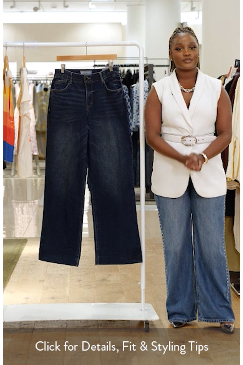 Sam High Waist Wide Leg Jeans video