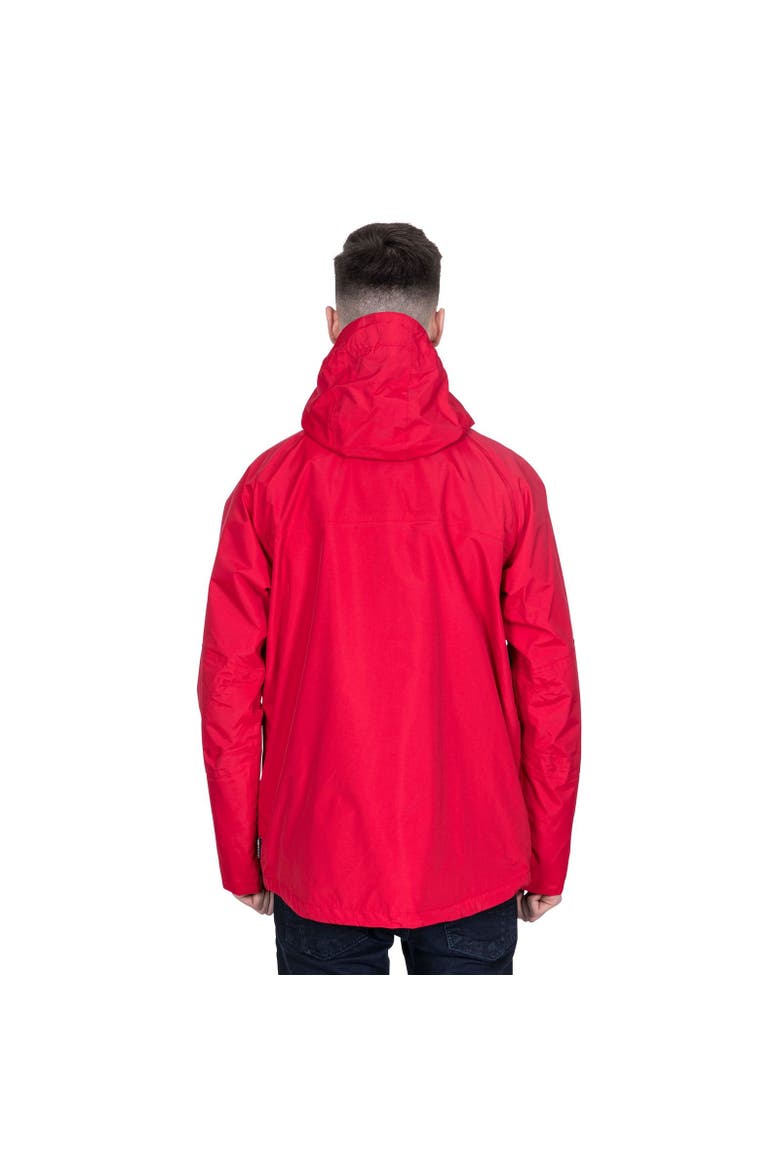 Corvo Hooded Full Zip Waterproof Jacket/Coat, Alternate, color, Red