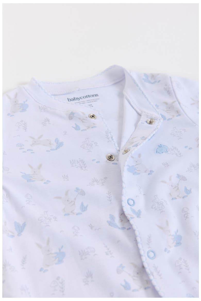 Toby Bunny One Piece For Boys, Alternate, color, Light Blue