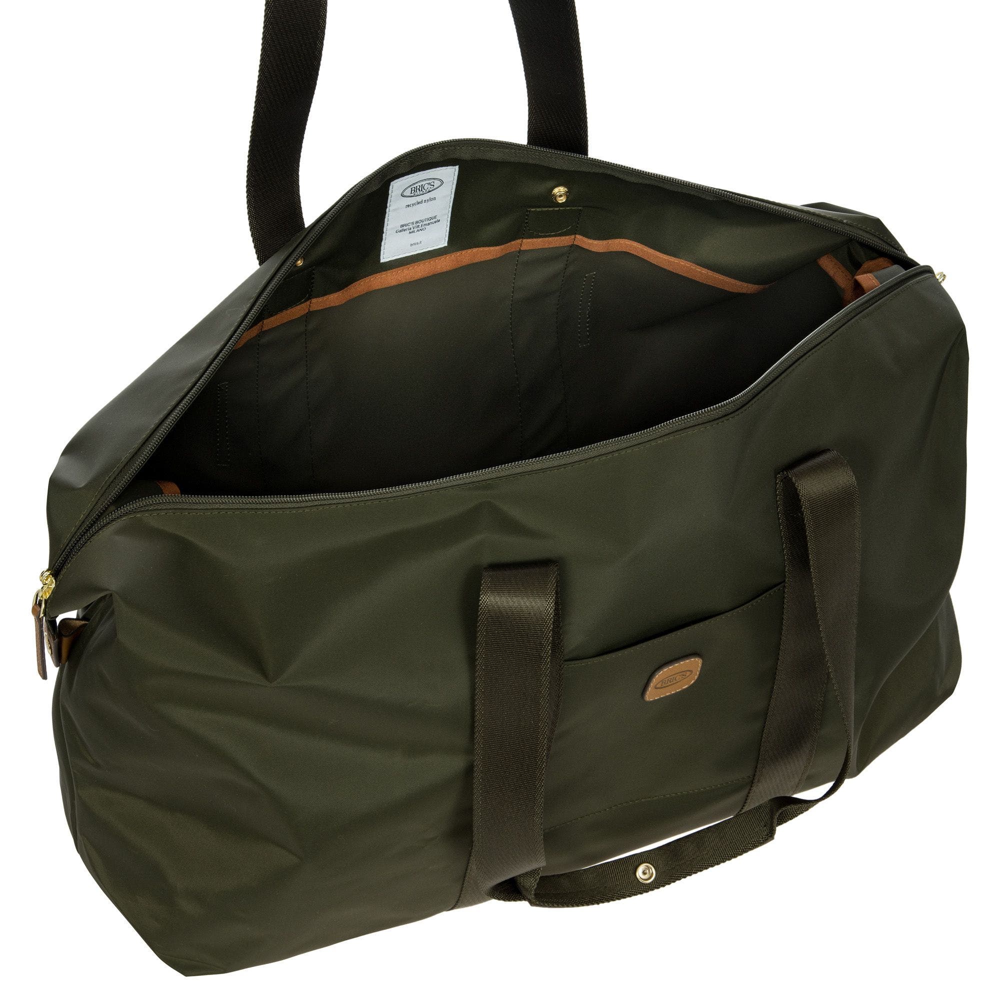 Bric's X-travel 22'' Folding Duffle, Alternate, color, Olive