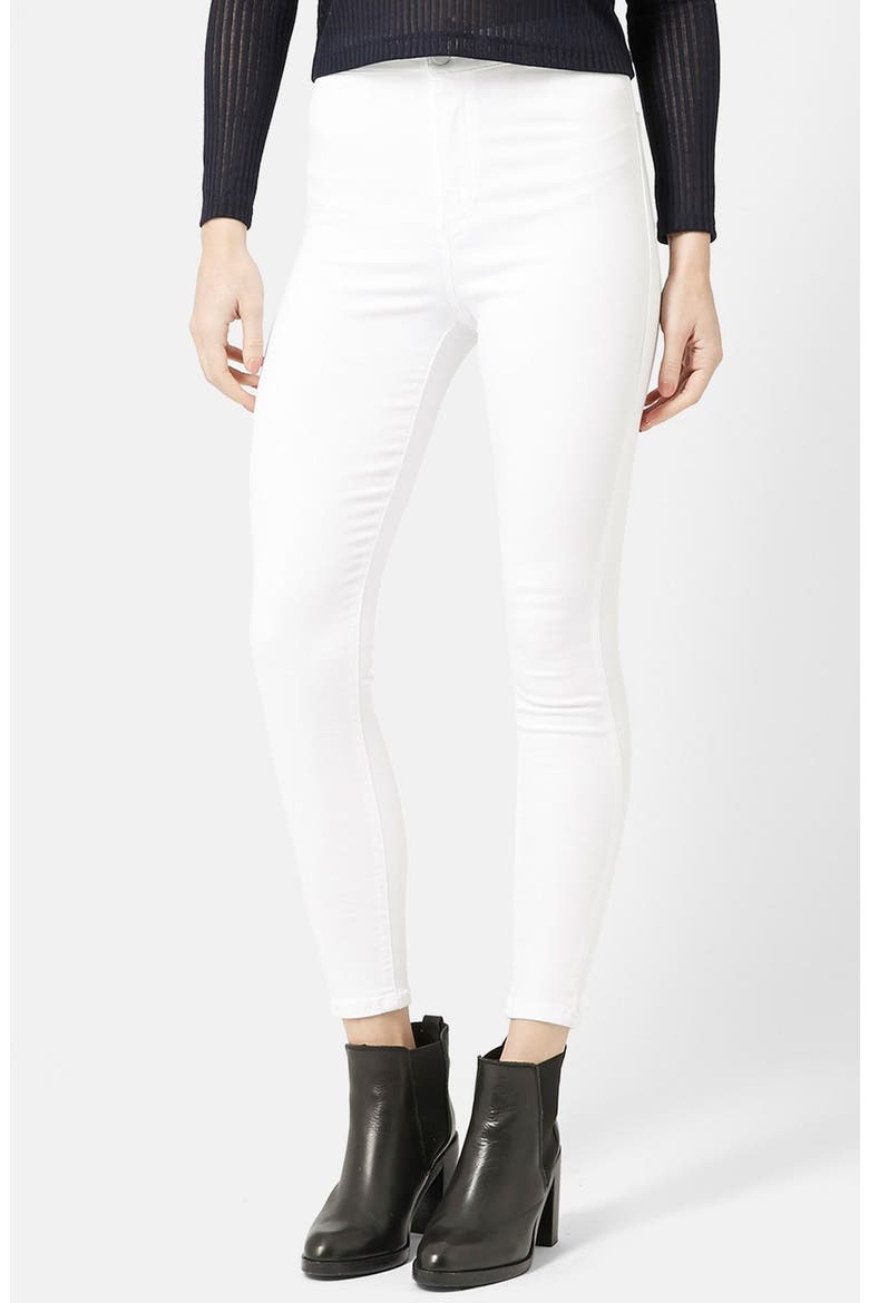 'Joni' High Rise Ankle Jeans, Main, color, WHITE