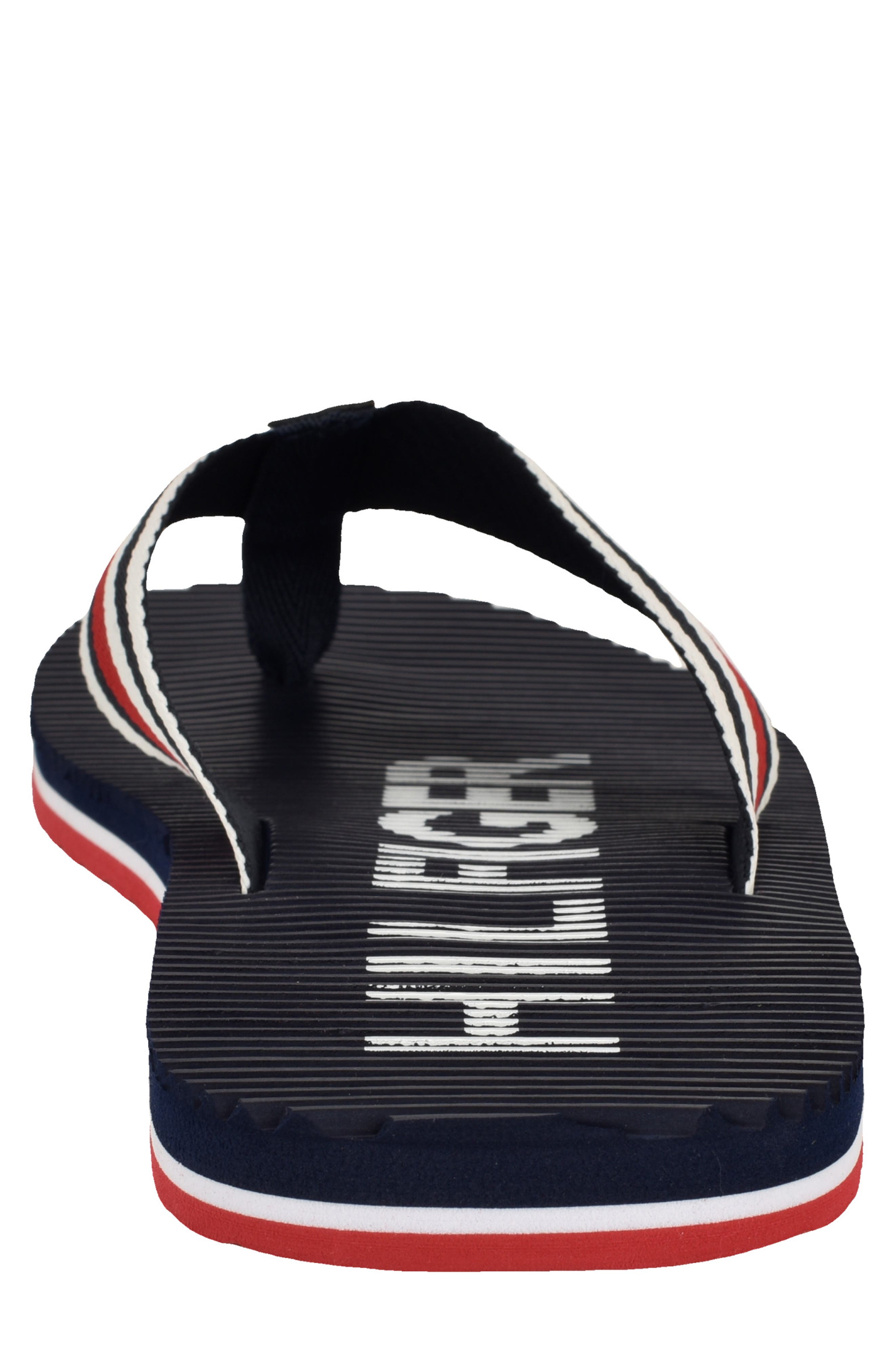 Tommy Hilfiger Donom Flip Flop, Alternate, color, Navy Stripe Multi