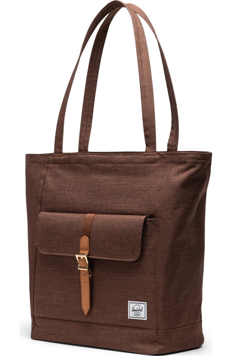 Herschel Supply Co. Retreat Recycled Polyester Tote, Alternate, color, Potting Soil Crosshatch