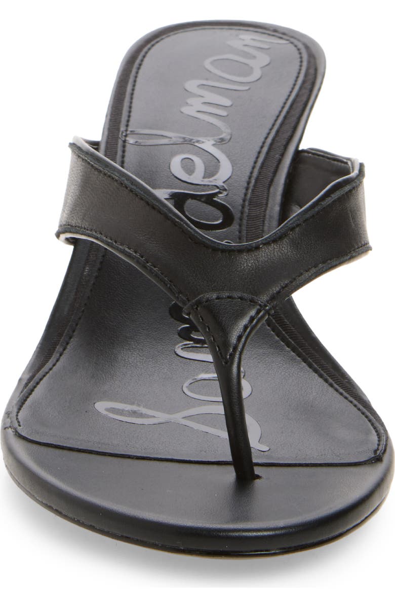 Sam Edelman Amie Kitten Heel Flip Flop, Alternate, color, Black