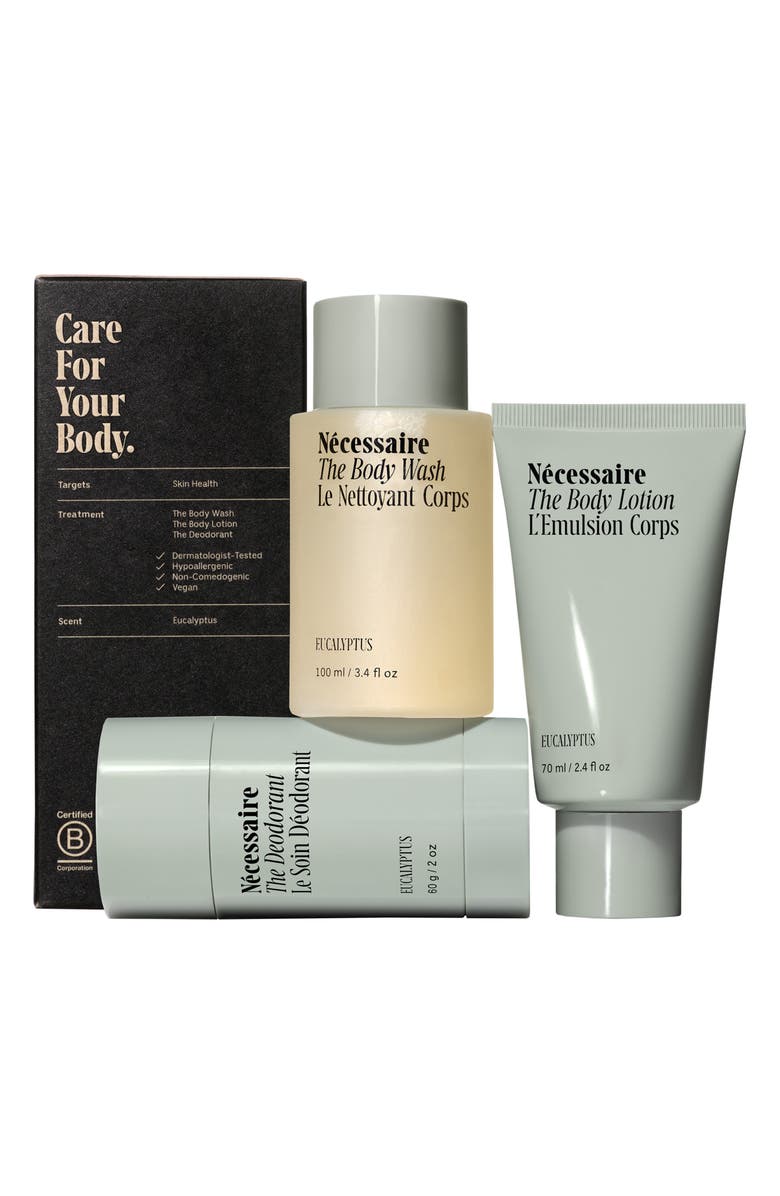 Nécessaire The Body Essentials Eucalyptus Kit, Main, color, 