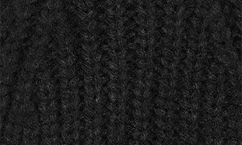 Karl Lagerfeld Paris Sassy Choupette Faux Fur Pompom Beanie In Black