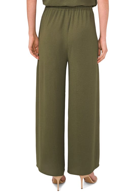 Halogen ® Tie Front Overlay Wide Leg Pants In Clover