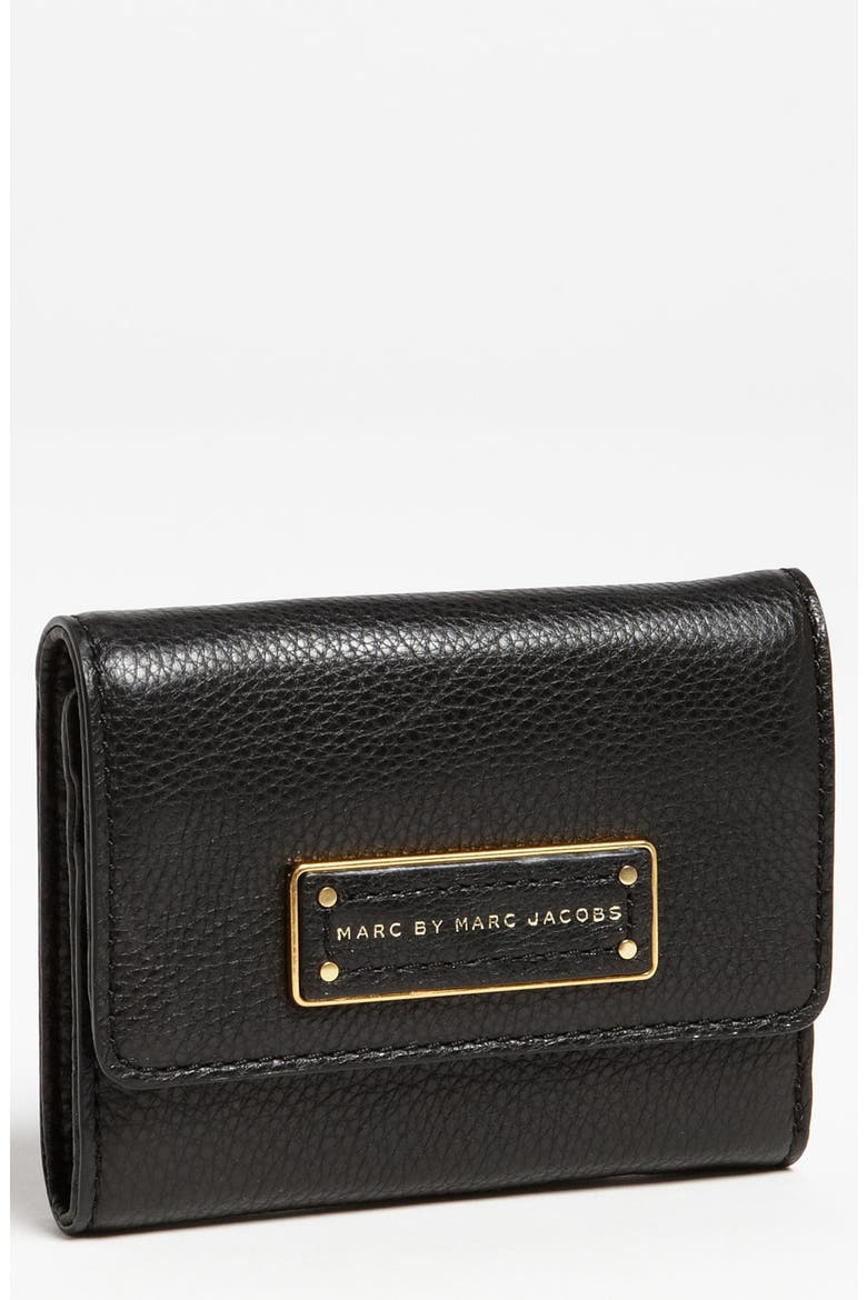 MARC BY MARC JACOBS 'Too Hot to Handle' Billfold Wallet, Main, color, BLACK