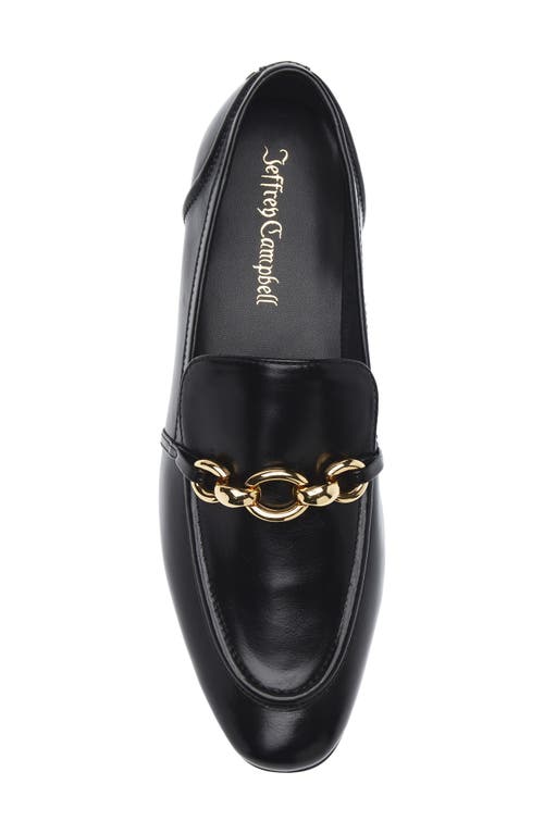 Jeffrey Campbell Clerk Bit Loafer In Black