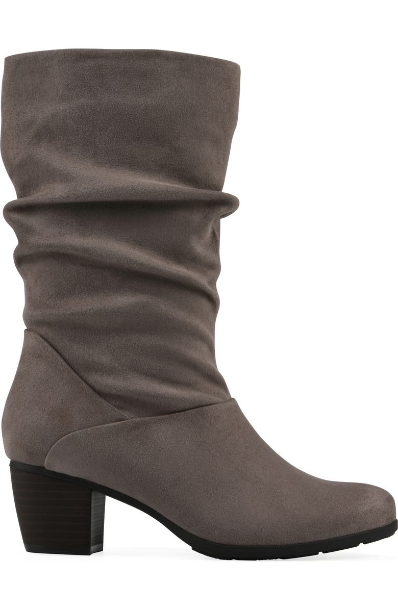 CLIFFS BY WHITE MOUNTAIN Angelie Slouch Boot, Alternate, color, Stone Fabric