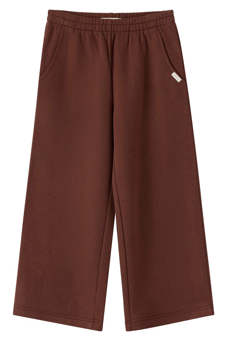 Kids' Larson Fleece Sweatpants, Main, color, CHOCOLATE