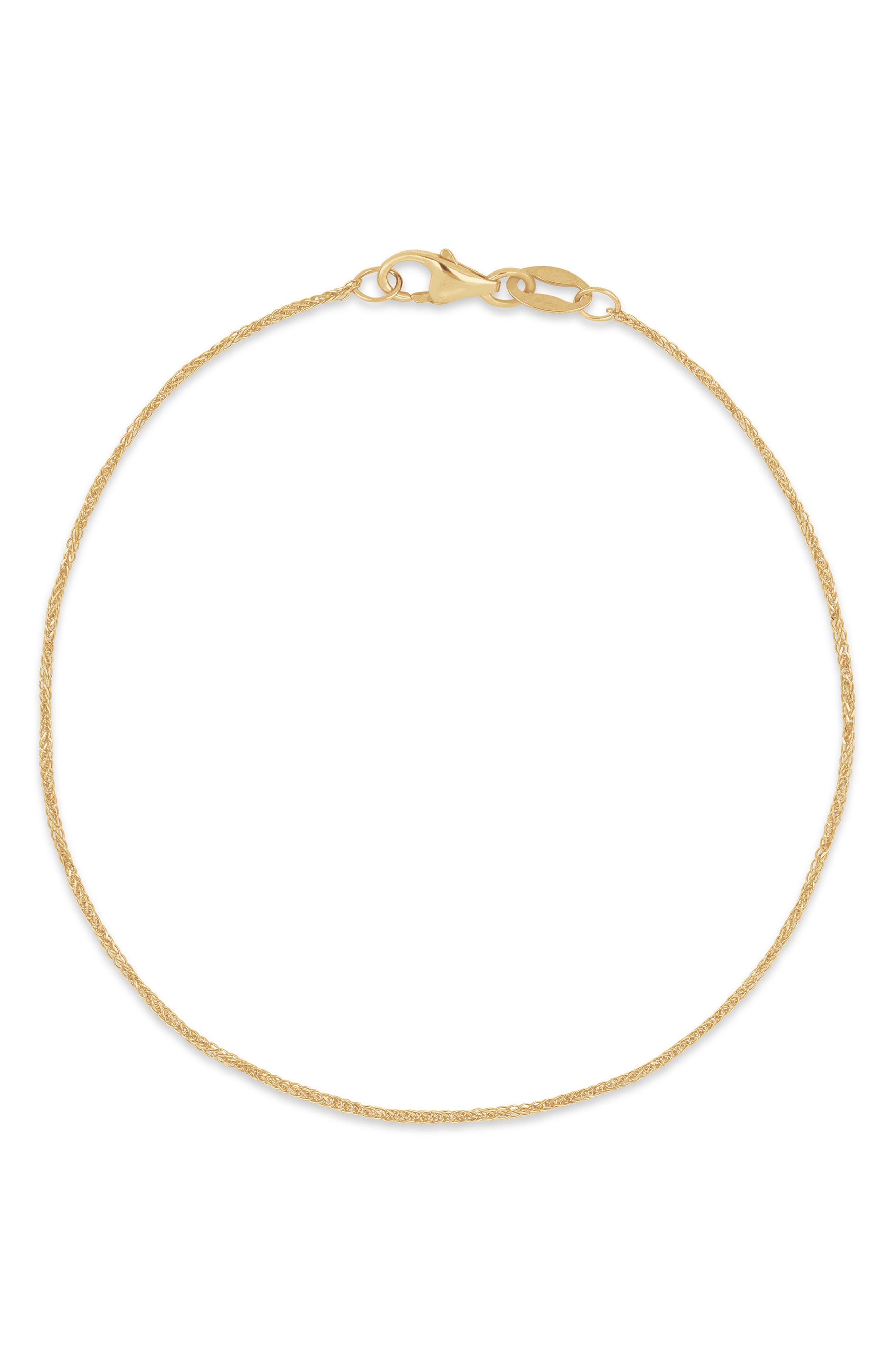 14k Gold Chain Bracelet