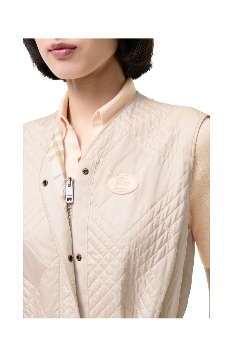 Burberry Quilted Nylon Walby Warmer, Alternate, color, Stone Beige