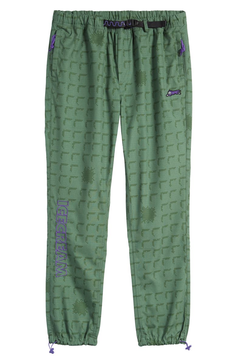 ICECREAM Waffle Print Woven Pants, Alternate, color,