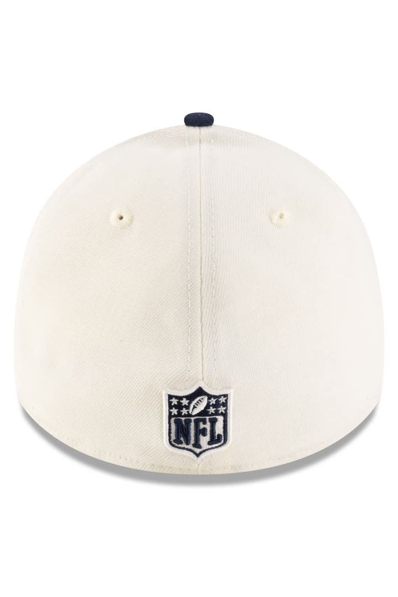Men's New Era  Cream/Navy Tennessee Titans 2025 NFL Draft 39THIRTY Flex Hat, Alternate, color, Cream