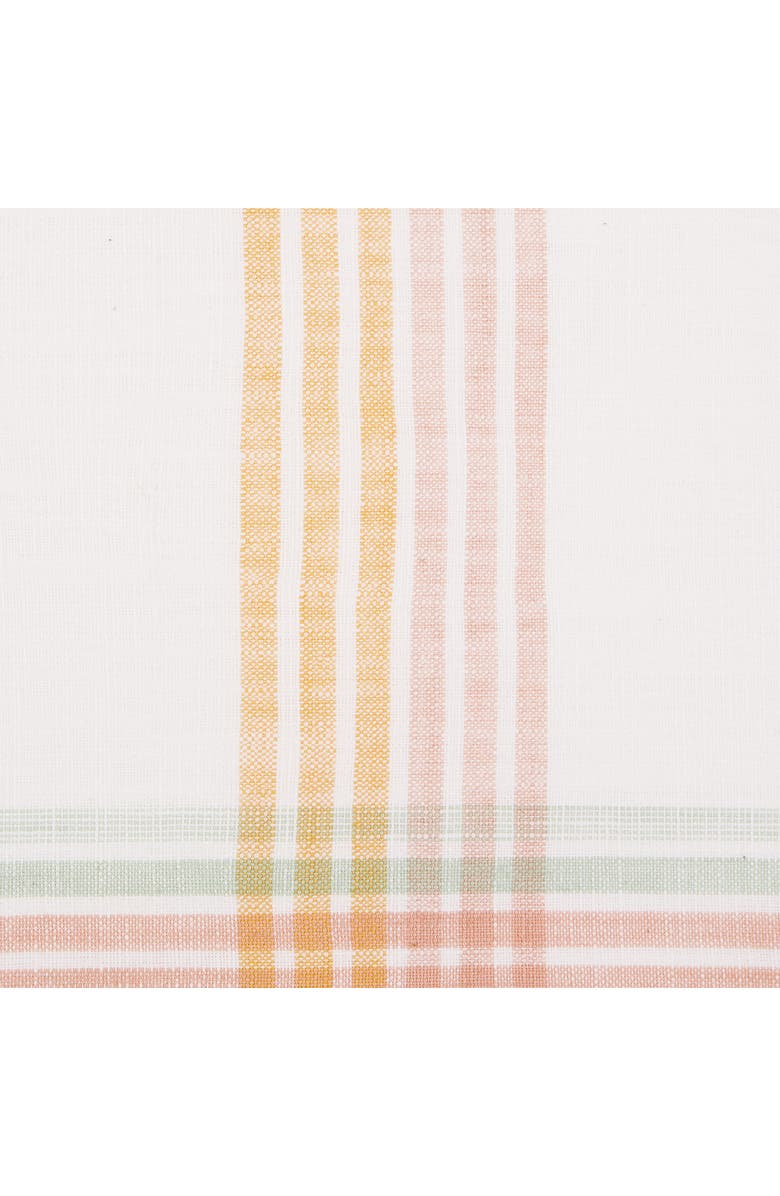 Design Imports Happy Day Plaid Tablecloth, Alternate, color, White/ Pink Multi