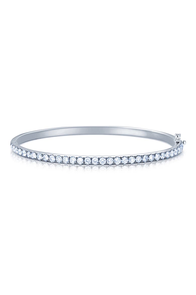 Diamond Bangle, Main, color, WHITE GOLD