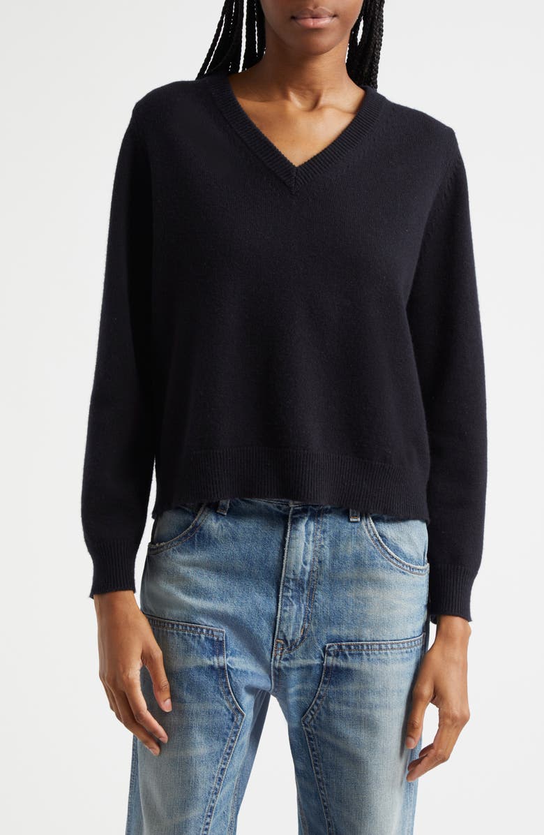 Nili Lotan Priya Cashmere V-Neck Sweater, Main, color,
