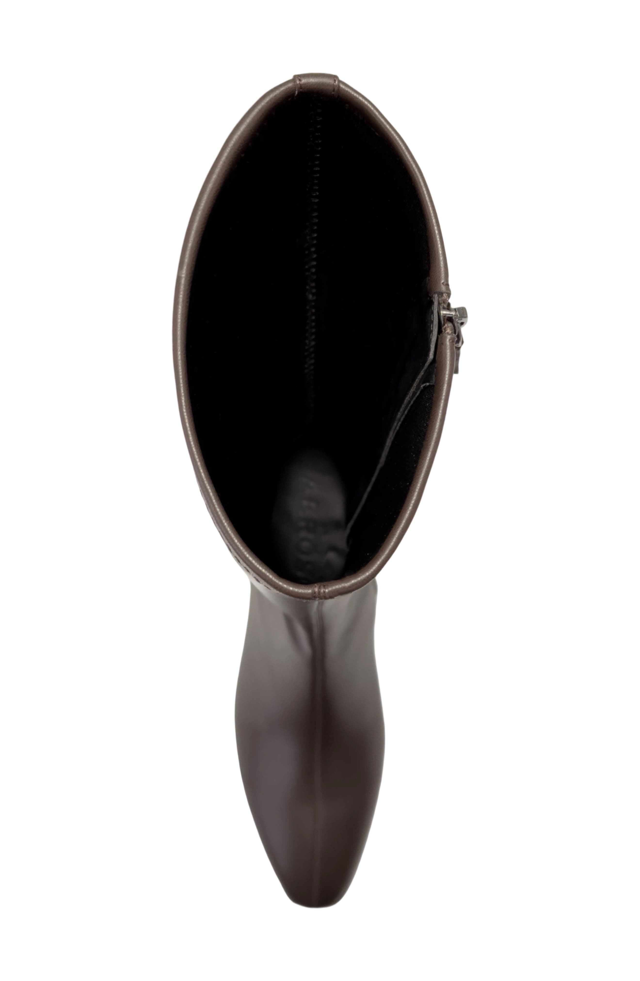 Millie Faux Leather Knee High Boot, Alternate, color, BRN BROWN