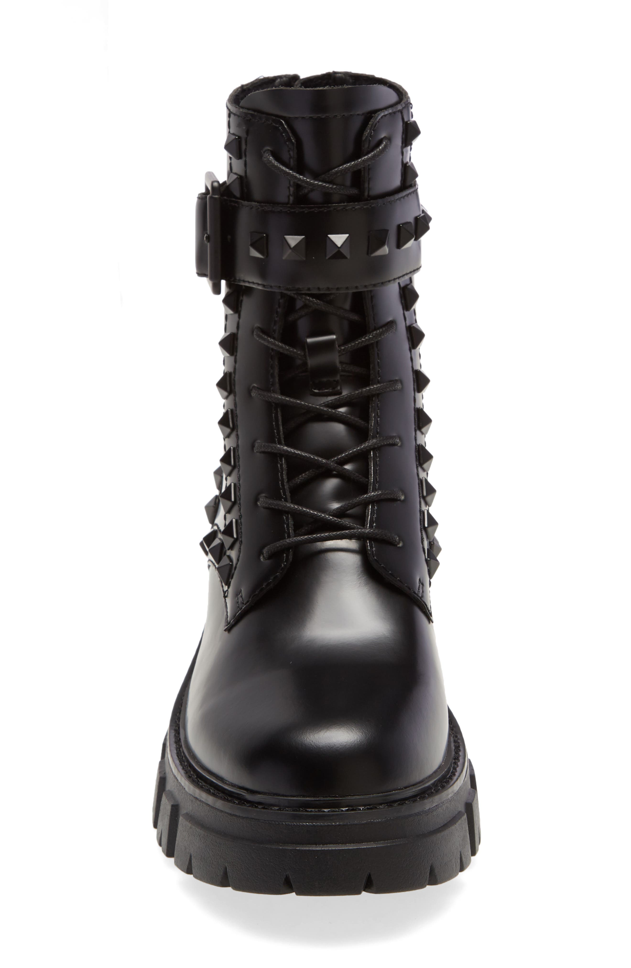 Ash Lewis Stud Combat Boot, Alternate, color, 
