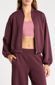 Z by Zella Whisper Knit Bomber Jacket