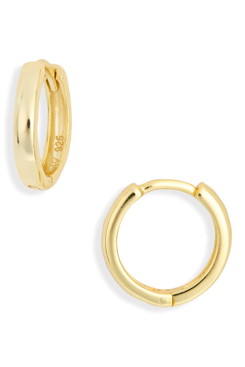 Simple Hoop Earrings, Main, color, GOLD