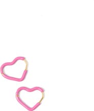 Pip Pop Enamel Heart Hoop