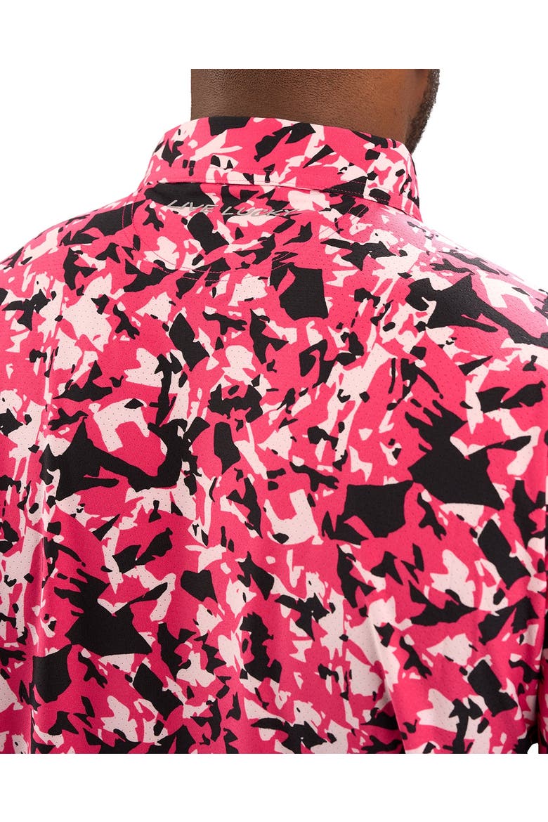 Camo Mix Polo, Alternate, color, Pink