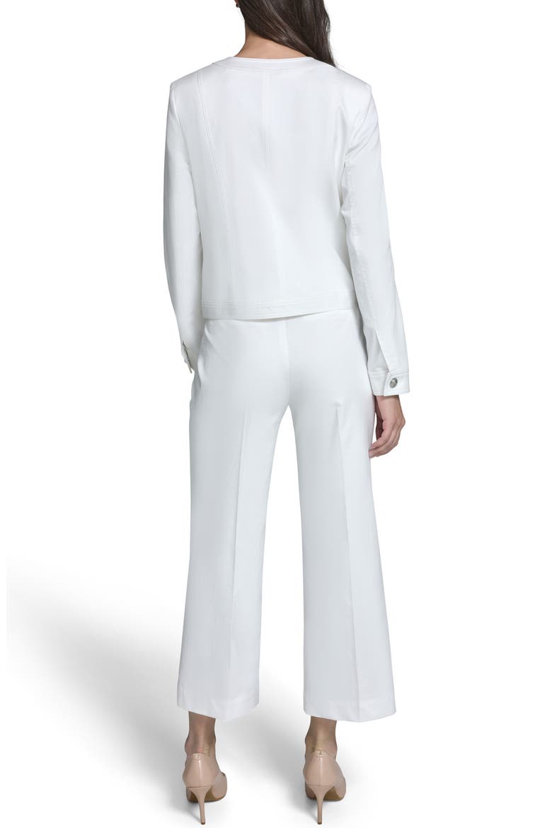 Bow Four Pocket Jacket, Alternate, color, SOFT WHITE