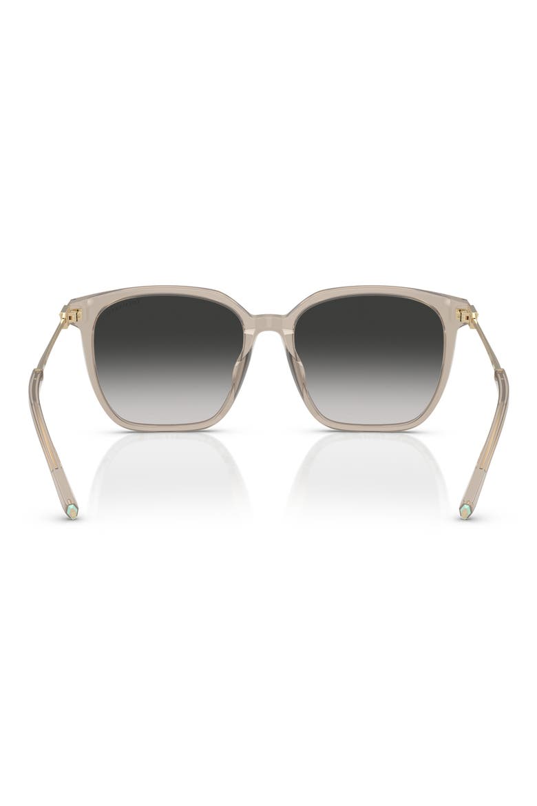 56mm Gradient Square Sunglasses, Alternate, color, OPAL TAUPE / GREY GRADIENT