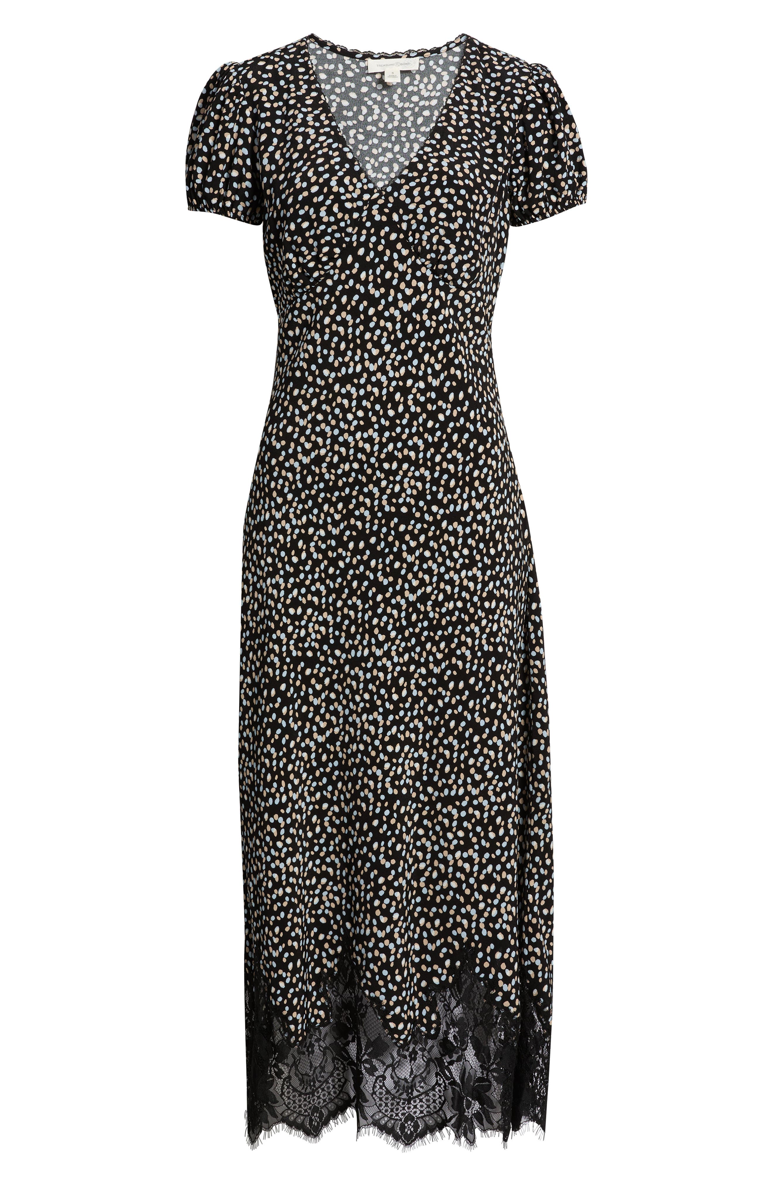 selected BLACK- BLUE MULTI DOT