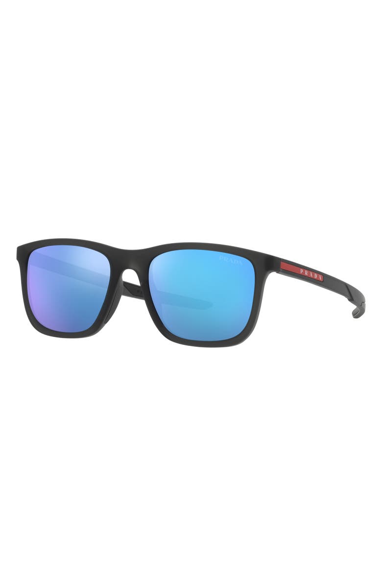 PRADA SPORT 54mm Gradient Pillow Sunglasses, Alternate, color, 