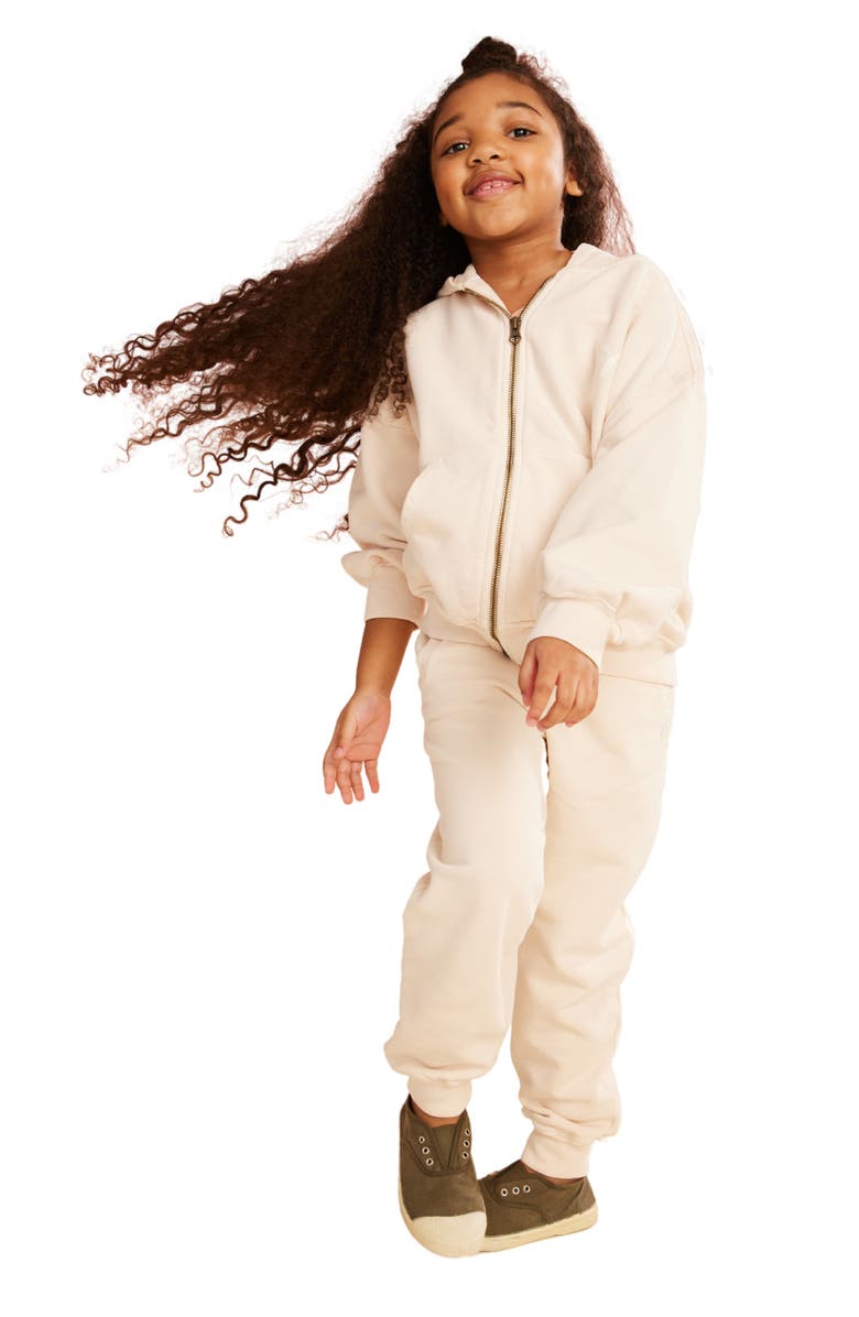 The Sunday Collective Kids' Natural Dye Everyday Zip-Up Hoodie, Alternate, color, 