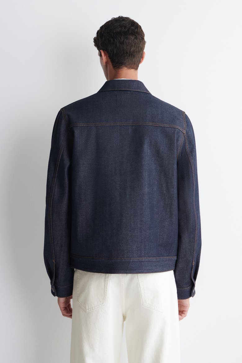 Raw Denim Jacket, Alternate, color, INDIGO