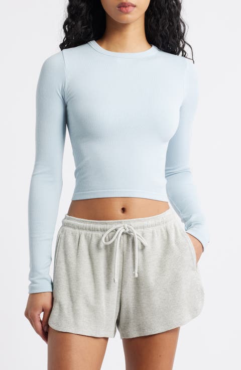 Softie Seamless Long Sleeve Crop T-Shirt
