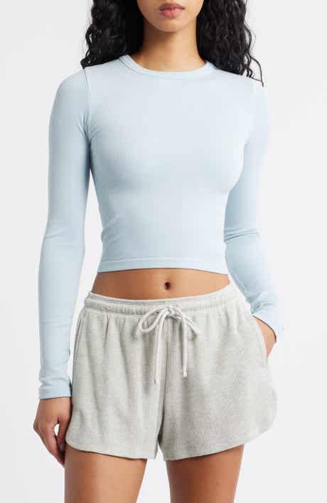 Florence by Mills Softie Seamless Long Sleeve Crop T-Shirt
