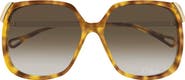 Chloé 60mm Gradient Square Sunglasses